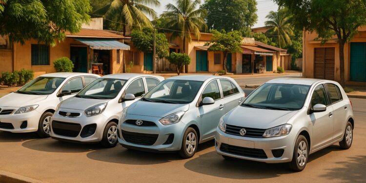 Top 5 des voitures à acheter au Togo à moins de 5 millions FCFA