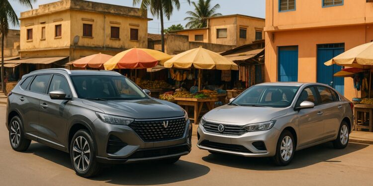Forte progression des véhicules chinois sur le marché togolais