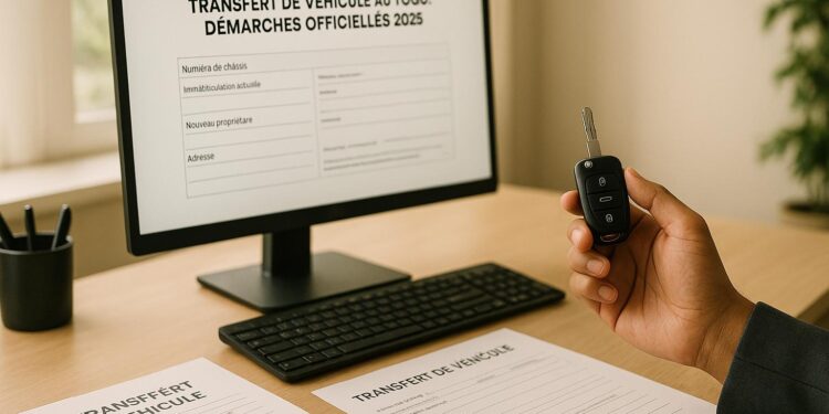 Transfert de véhicule au Togo : démarches officielles 2025