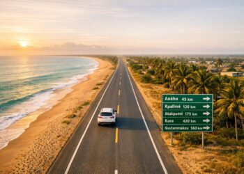 Les plus beaux trajets à faire en voiture depuis Lomé